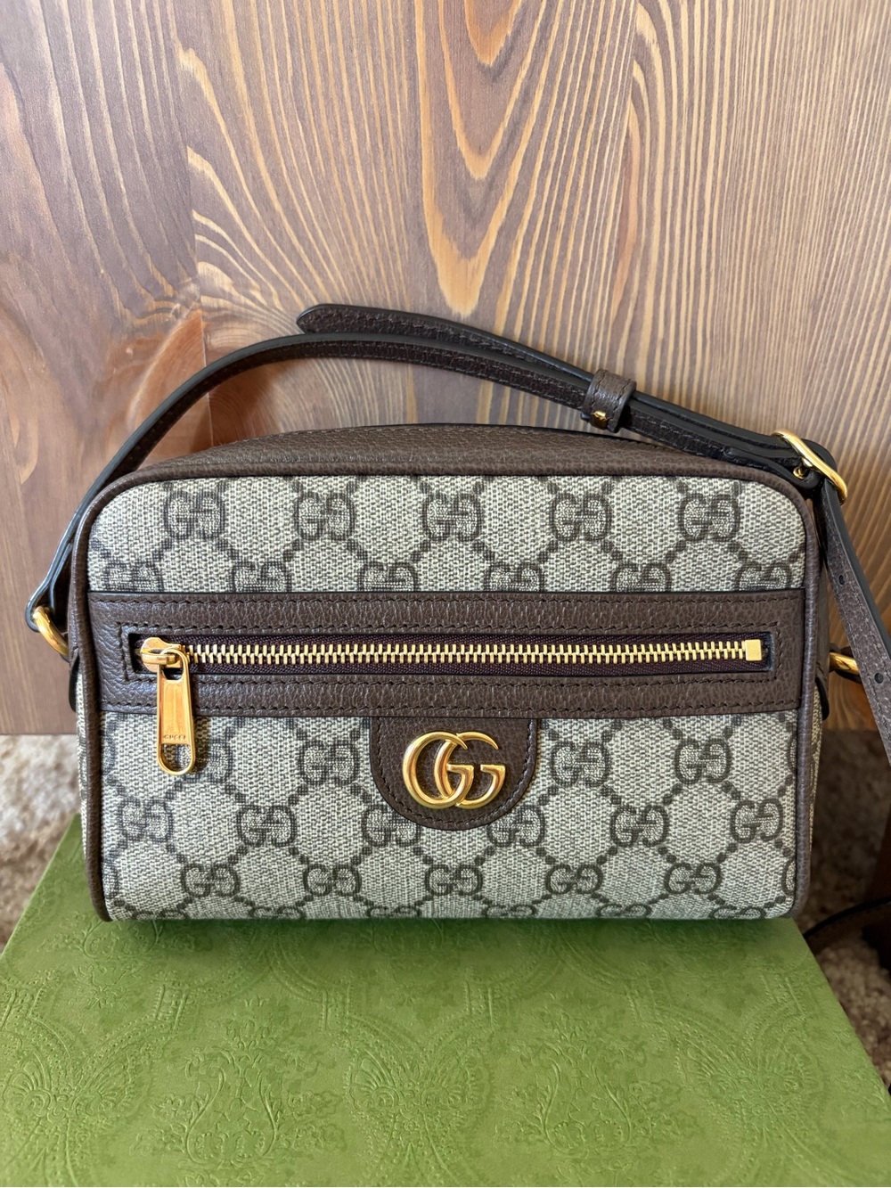 Gucci Ophidia GG Super Mini Shoulder Bag